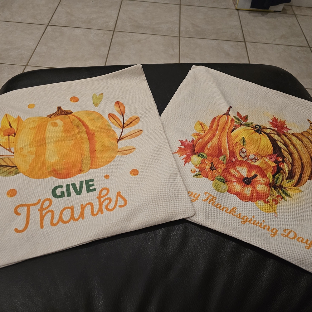 Festive Thanksgiving Pillow Covers